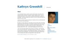 Desktop Screenshot of kathryngreenhill.com