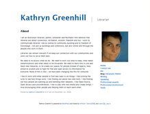 Tablet Screenshot of kathryngreenhill.com